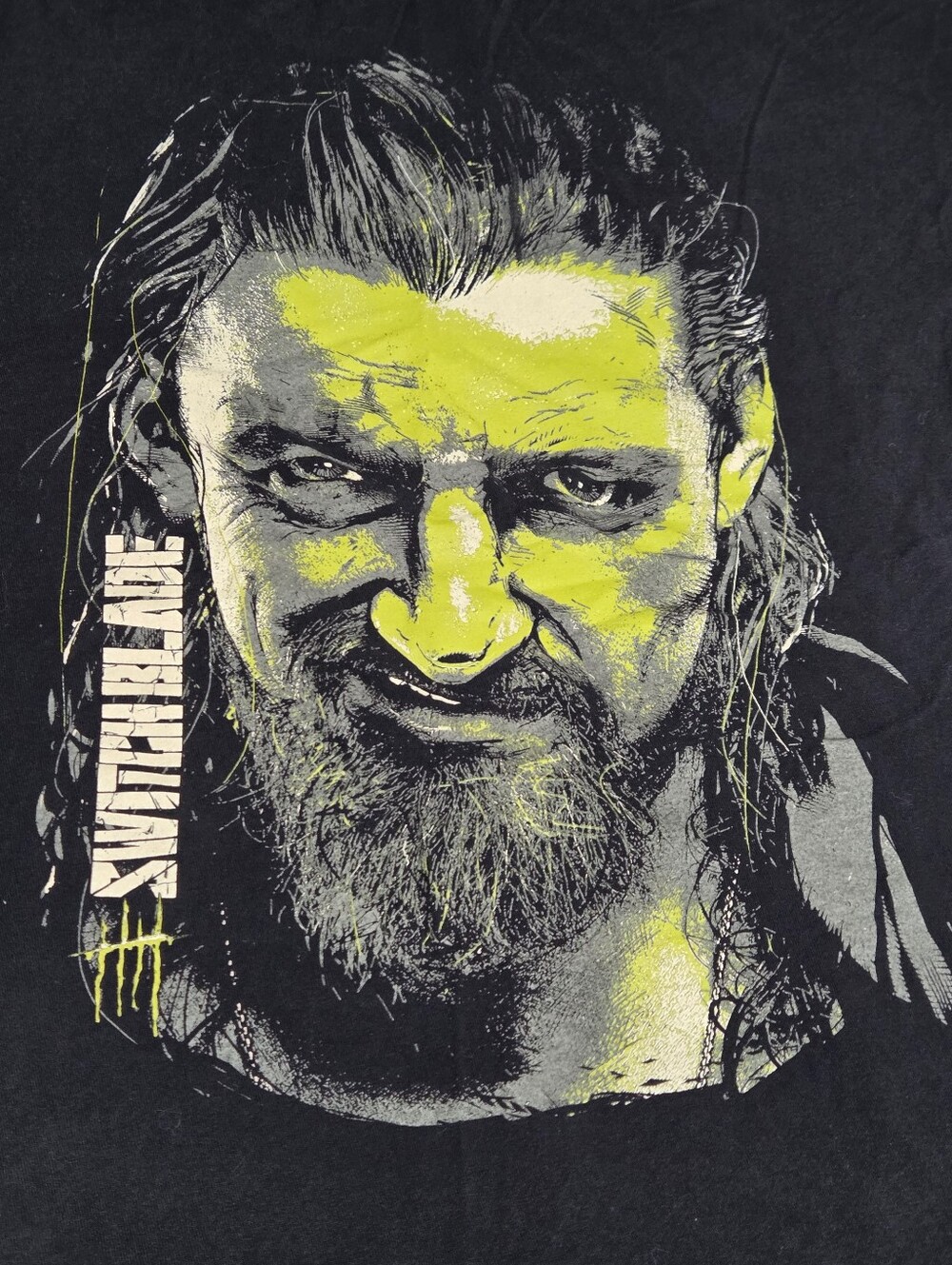 Jay White Switchblade Graphic T-Shirt XXL AEW Wrestling Tee Black Tultex